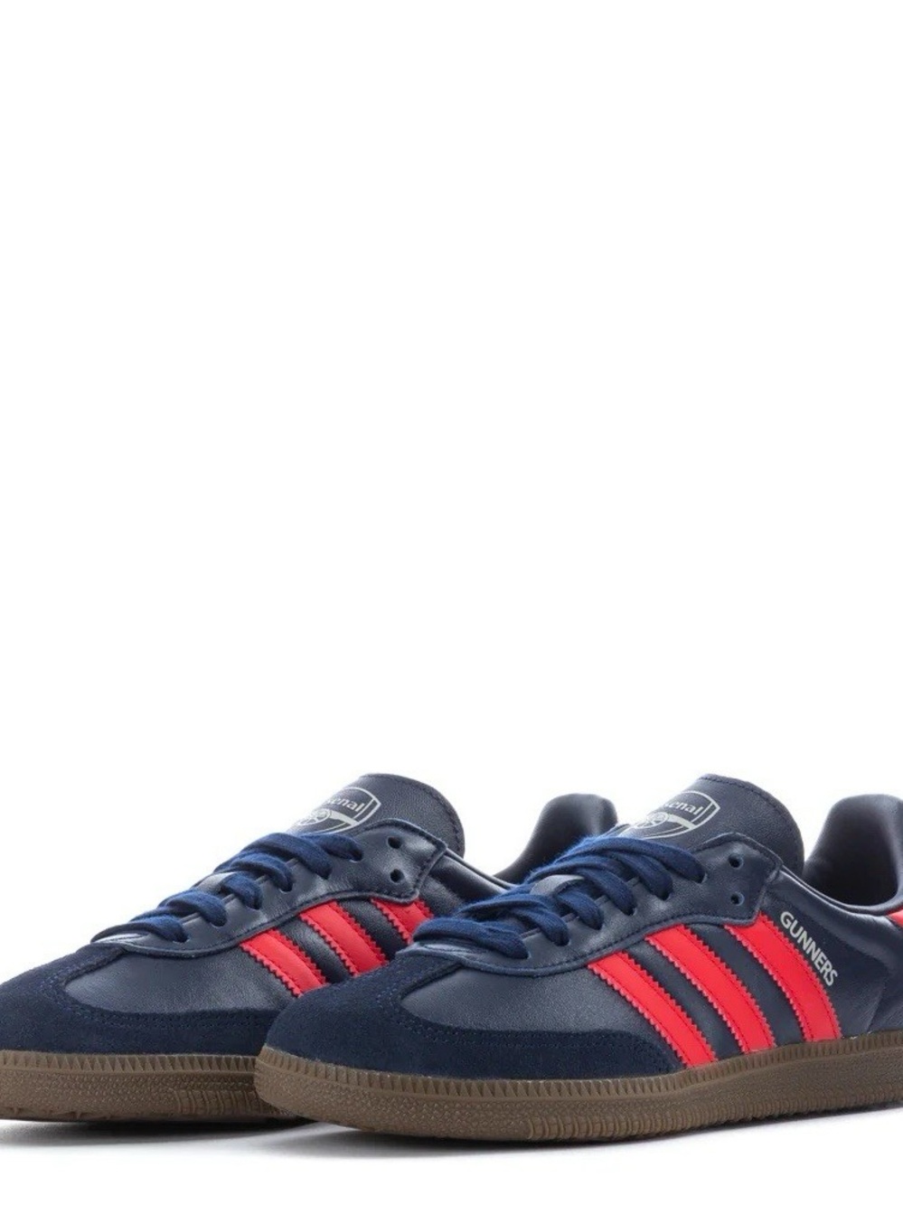 Brand New adidas Samba Arsenal Gunners Navy & Red Gunners Low-Top Sneakers